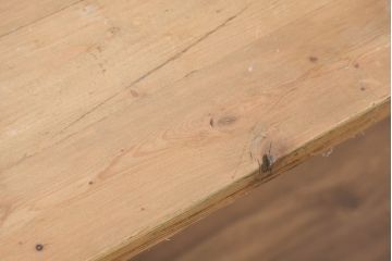 フランスアンティーク　組み立て式　素材そのままの風合いが魅力的な作業台(テーブル、ワークテーブル、展示台、飾り台、店舗什器)(R-082101)