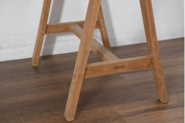 フランスアンティーク　組み立て式　素材そのままの風合いが魅力的な作業台(テーブル、ワークテーブル、展示台、飾り台、店舗什器)(R-082101)