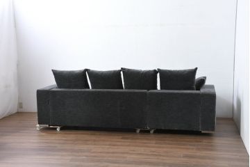 中古　美品　Boconcept(ボーコンセプト)　Cenova(セノーバ)　ゆとりある寛ぎの時間を過ごせる3Pカウチソファ(L字ソファ、三人掛け、3Pソファ、トリプルソファ、北欧)(定価約75万円)(R-082114)