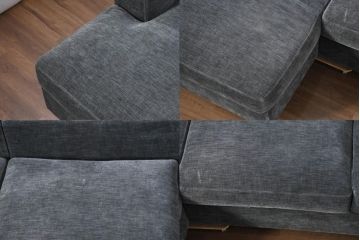 中古　美品　Boconcept(ボーコンセプト)　Cenova(セノーバ)　ゆとりある寛ぎの時間を過ごせる3Pカウチソファ(L字ソファ、三人掛け、3Pソファ、トリプルソファ、北欧)(定価約75万円)(R-082114)
