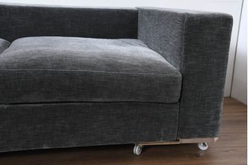 中古　美品　Boconcept(ボーコンセプト)　Cenova(セノーバ)　ゆとりある寛ぎの時間を過ごせる3Pカウチソファ(L字ソファ、三人掛け、3Pソファ、トリプルソファ、北欧)(定価約75万円)(R-082114)