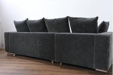 中古　美品　Boconcept(ボーコンセプト)　Cenova(セノーバ)　ゆとりある寛ぎの時間を過ごせる3Pカウチソファ(L字ソファ、三人掛け、3Pソファ、トリプルソファ、北欧)(定価約75万円)(R-082114)