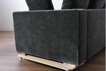 中古　美品　Boconcept(ボーコンセプト)　Cenova(セノーバ)　ゆとりある寛ぎの時間を過ごせる3Pカウチソファ(L字ソファ、三人掛け、3Pソファ、トリプルソファ、北欧)(定価約75万円)(R-082114)