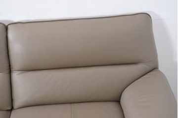 中古　超美品　使用感ほぼなし　IDC大塚家具取り扱い　FaBBRica(ファブリカ)　ゆったりとくつろげるL字型3Pカウチソファ(三人掛け、3Pソファ、トリプルソファ、コーナーソファ)(定価約55万円)(R-082115)