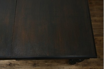 フランスアンティーク　上手物　高級品!!　上品で凝ったデザインが魅力的なダイニングテーブル　(R-082118)