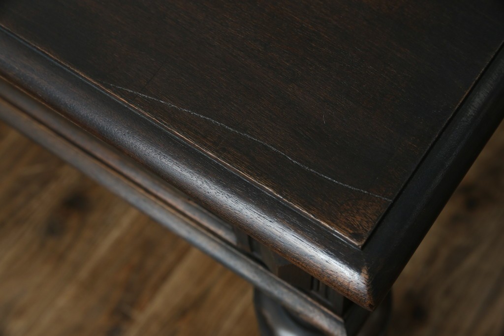 フランスアンティーク　上手物　高級品!!　上品で凝ったデザインが魅力的なダイニングテーブル　(R-082118)