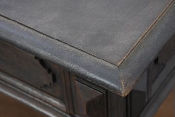 フランスアンティーク　上手物　高級品!!　上品で凝ったデザインが魅力的なダイニングテーブル(2人掛け、4人掛けテーブル)(R-082118)