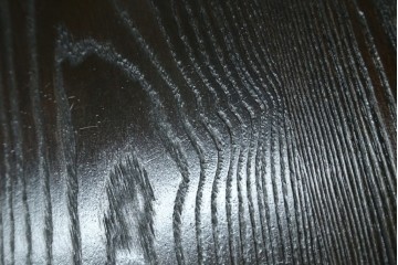 中古　美品　水屋の匠　久遠　栗材　くっきりとした木目を楽しめるアンティーク調丸型ちゃぶ台　(R-082126)