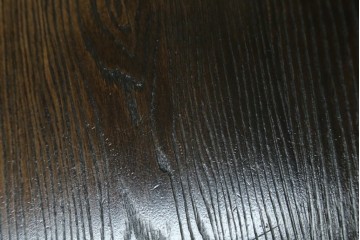 中古　美品　水屋の匠　久遠　栗材　くっきりとした木目を楽しめるアンティーク調丸型ちゃぶ台　(R-082126)