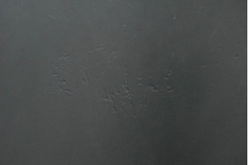 中古　ドイツ　IDC大塚家具取り扱い　高級家具メーカー　Ronald Schmitt(ロナルドシュミット)　極厚本革(レザー)　スタイリッシュなデザインが美しいダイニングチェア2脚セット(アームレスチェア、イス、椅子、バラ売り可能)(定価2脚で約22万円)(R-082127)