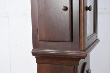 中古　高級時計ブランド　Howard Miller(ハワード ミラー)　Delaware(デラウェア)　チェリー材　月の満ち欠けを表示するムーンダイヤル付きのホールクロック(時計台、振り子時計、ディスプレイ)(定価約110万円)(R-082134)