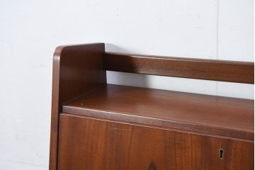 デンマークビンテージ　オークレッグ　ローズウッド?　チーク材　クラシカルな雰囲気を盛り立てるライティングビューロー(ワークデスク、在宅ワーク、在宅用、簿記机、ヴィンテージ)(R-082141)