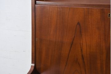 デンマークビンテージ　オークレッグ　ローズウッド?　チーク材　クラシカルな雰囲気を盛り立てるライティングビューロー(ワークデスク、在宅ワーク、在宅用、簿記机、ヴィンテージ)(R-082141)