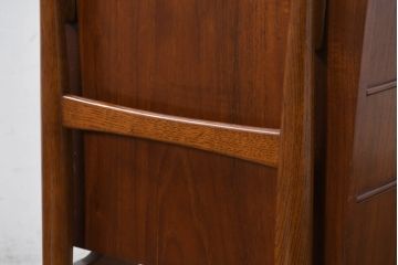 デンマークビンテージ　オークレッグ　ローズウッド?　チーク材　クラシカルな雰囲気を盛り立てるライティングビューロー(ワークデスク、在宅ワーク、在宅用、簿記机、ヴィンテージ)(R-082141)
