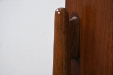 デンマークビンテージ　オークレッグ　ローズウッド?　チーク材　クラシカルな雰囲気を盛り立てるライティングビューロー(ワークデスク、在宅ワーク、在宅用、簿記机、ヴィンテージ)(R-082141)