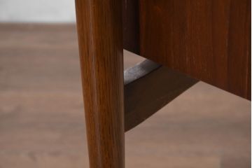 デンマークビンテージ　オークレッグ　ローズウッド?　チーク材　クラシカルな雰囲気を盛り立てるライティングビューロー(ワークデスク、在宅ワーク、在宅用、簿記机、ヴィンテージ)(R-082141)