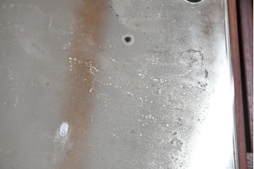 デンマークビンテージ　オークレッグ　ローズウッド?　チーク材　クラシカルな雰囲気を盛り立てるライティングビューロー　(R-082141)