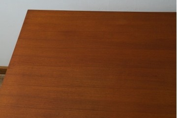 和製ヴィンテージ　天童木工(Tendo)　名作!!　洗練されたデザインがお洒落!!北欧スタイルにおすすめのチーク材製デスク　(R-082142)