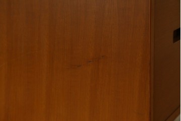 和製ヴィンテージ　天童木工(Tendo)　名作!!　洗練されたデザインがお洒落!!北欧スタイルにおすすめのチーク材製デスク　(R-082142)