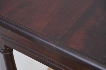 中古　松本民芸家具　T型片袖机　美しい木目とクラシカルな佇まいが魅力的なデスク(机、ワークデスク、在宅用、在宅ワーク用)(定価約42万円)(R-082144)