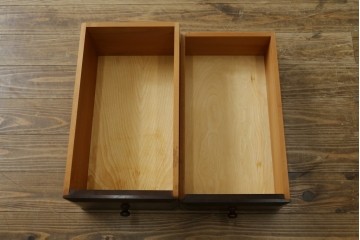 中古　松本民芸家具　T型片袖机　美しい木目とクラシカルな佇まいが魅力的なデスク　定価約42万円　(R-082144)