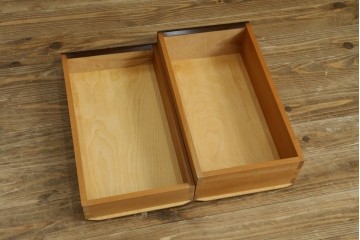 中古　松本民芸家具　T型片袖机　美しい木目とクラシカルな佇まいが魅力的なデスク　定価約42万円　(R-082144)