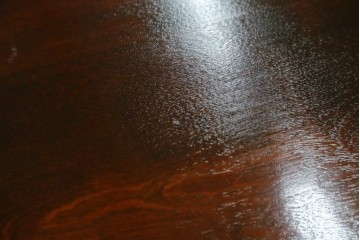 中古　松本民芸家具　T型片袖机　美しい木目とクラシカルな佇まいが魅力的なデスク　定価約42万円　(R-082144)