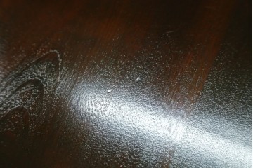 中古　松本民芸家具　T型片袖机　美しい木目とクラシカルな佇まいが魅力的なデスク　定価約42万円　(R-082144)