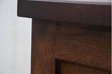 中古　インテリアえぞ(EZO)　クレア(CREA)　深みのある色合いと堂々とした佇まいが魅力的なローボード(TV台、TVボード、リビングボード、収納棚、戸棚)(定価約16万円)(R-082146)