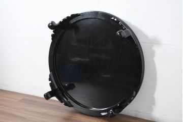 中古　特徴的な脚のデザインが目を引く丸座卓(丸テーブル、ちゃぶ台、ローテーブル、ラウンドテーブル)(定価約120万円)(R-082151)