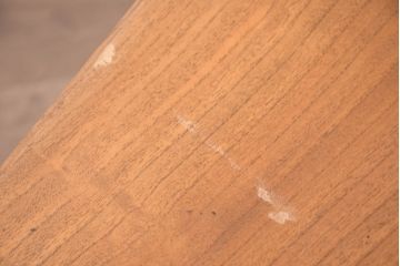 和製ビンテージ　総欅(ケヤキ)材　杢目の美しさが際立つ一枚板が魅力の座卓(ローテーブル、センターテーブル、リビングテーブル、ヴィンテージ)(R-082152)