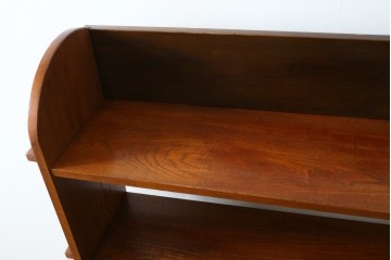和製アンティーク　上手物!!　総栗材　シンプルで作りの良い楔(くさび)式本棚　(R-082154)