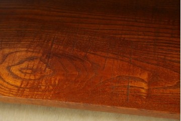 和製アンティーク　上手物!!　総栗材　シンプルで作りの良い楔(くさび)式本棚　(R-082154)