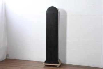 中古　美品　ARTEM(アルテム)社製　Diamantini Domeniconi(ディアマンティーニ　ドメニコーニ)　バーズアイメープル　端正な作りの真鍮(しんちゅう)象嵌入りホールクロック(時計台、振り子時計、ディスプレイ)(定価約50万円)(R-082157)