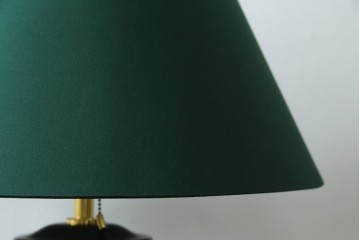 中古　高級品!!　高島屋デパート購入　九谷焼　鮮やかな色使いの花鳥図が美しいテーブルスタンド　定価約8万円　(R-082162)