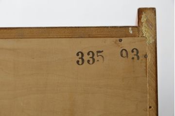 デンマークビンテージ　美品　Johannes Sorth(ヨハネス・ソース)デザイン　Bornholms Mobelfabrik社　チーク材　おしゃれな空間を演出してくれるハイキャビネット(本棚、書棚、ブックシェルフ、収納棚、飾り棚、陳列棚、北欧、ヴィンテージ)(R-082169)