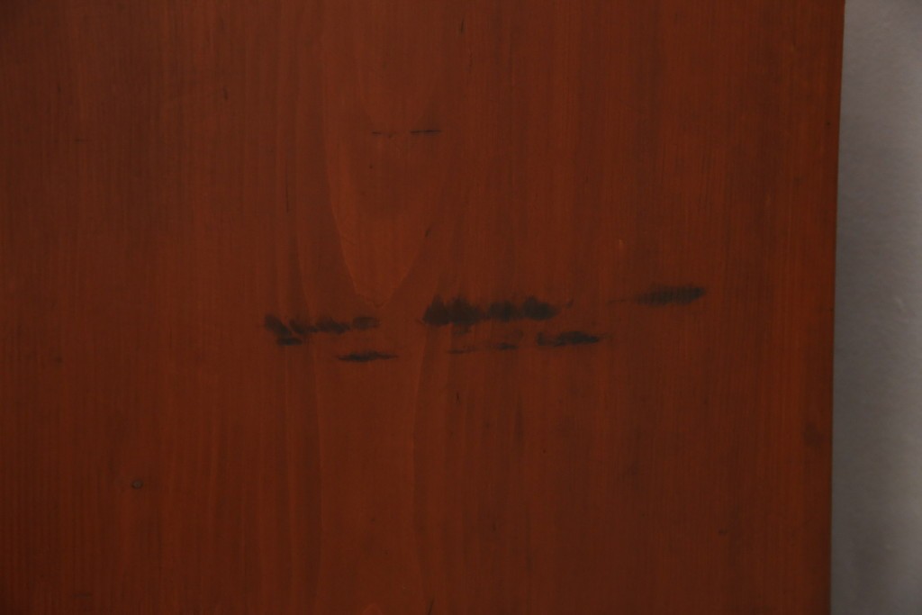 和製アンティーク　上手物!!　前面漆溜め塗り　内部桐(キリ)材　作りの良い金具の関西衣装箪笥　(R-082170)