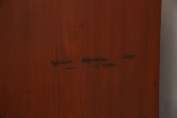 和製アンティーク　上手物!!　前面漆溜め塗り　内部桐(キリ)材　作りの良い金具の関西衣装箪笥　(R-082170)