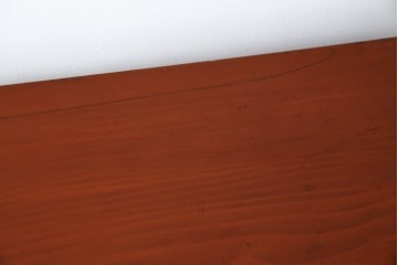 和製アンティーク　上手物!!　前面漆溜め塗り　内部桐(キリ)材　作りの良い金具の関西衣装箪笥　(R-082170)