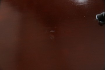 和製アンティーク　上手物!!　前面漆溜め塗り　内部桐(キリ)材　作りの良い金具の関西衣装箪笥　(R-082170)