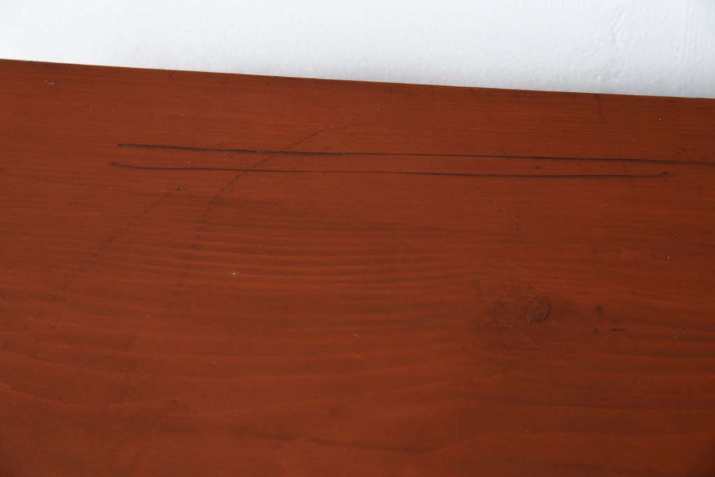 和製アンティーク　上手物!!　前面漆溜め塗り　内部桐(キリ)材　作りの良い金具の関西衣装箪笥　(R-082170)