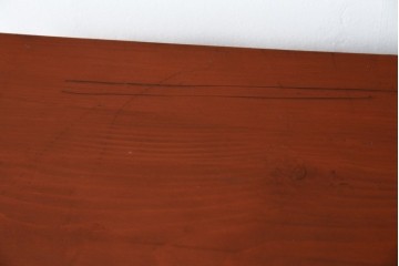 和製アンティーク　上手物!!　前面漆溜め塗り　内部桐(キリ)材　作りの良い金具の関西衣装箪笥　(R-082170)