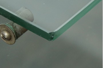 和製アンティーク　シンプルなデザインが取り入れやすい古い商店の卓上ガラスケース　(R-082175)