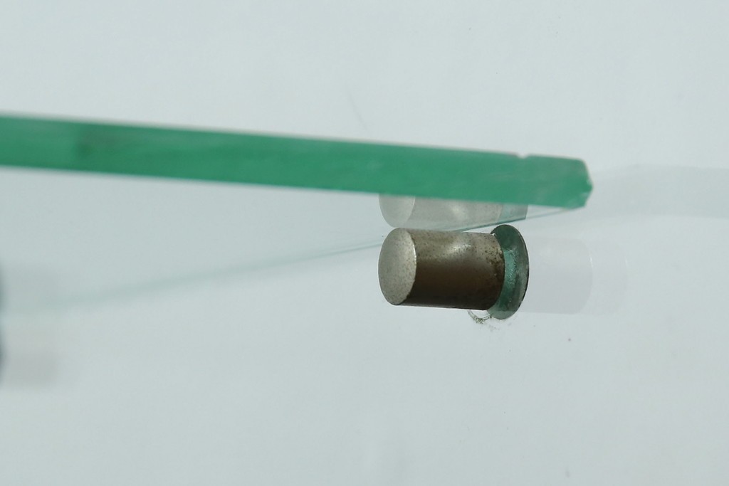 和製アンティーク　シンプルなデザインが取り入れやすい古い商店の卓上ガラスケース　(R-082175)