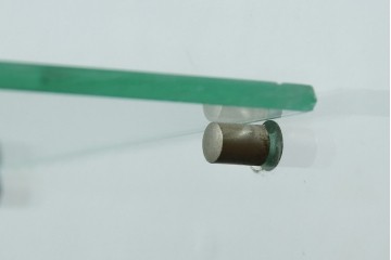 和製アンティーク　シンプルなデザインが取り入れやすい古い商店の卓上ガラスケース　(R-082175)