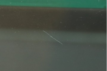 和製アンティーク　シンプルなデザインが取り入れやすい古い商店の卓上ガラスケース　(R-082175)