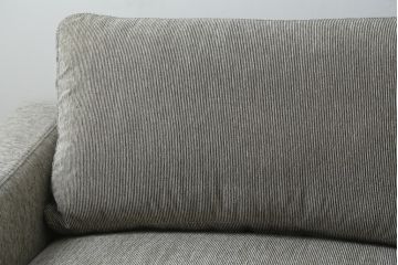 中古　美品　moda en casa(モーダ エン カーサ)　Wooden Stories(ウドゥン ストーリーズ)　sketch(スケッチ)　PONTE sofa(ポンテ ソファ)　優しい色合いのファブリックが魅力的な2.5人掛けソファ(2P、2.5P、3P、2人掛け、2.5人掛け、3人掛け、北欧)(定価約28万円)(R-082177)