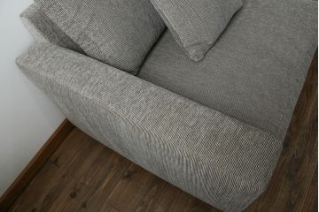 中古　美品　moda en casa(モーダ エン カーサ)　Wooden Stories(ウドゥン ストーリーズ)　sketch(スケッチ)　PONTE sofa(ポンテ ソファ)　優しい色合いのファブリックが魅力的な2.5人掛けソファ(2P、2.5P、3P、2人掛け、2.5人掛け、3人掛け、北欧)(定価約28万円)(R-082177)