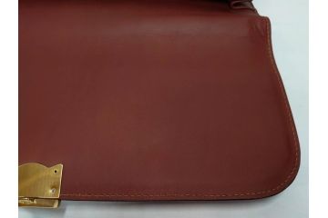 アメリカ製　Schlesinger(シュレジンジャー)　上品な佇まいの革製のダイヤルロック付きビジネスバッグ　(R-082189)