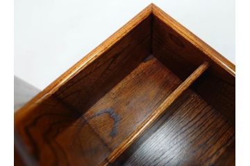 岩手県岩泉・純木家具　美しい杢目に引き付けられる収納ケース(木製、小物立て、小物入れ、ボックス、ラック)(R-082191)